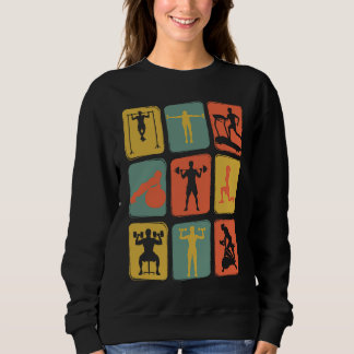 Sudadera Equipo de entrenamiento de gimnasia vintage retro