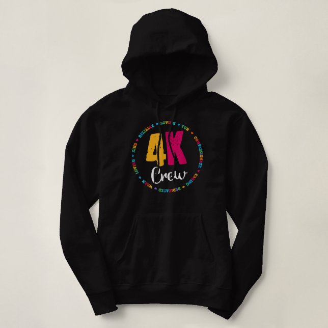 Sudadera Equipo de equipo de equipo de 4.000 efectivos de K (Diseño del anverso)