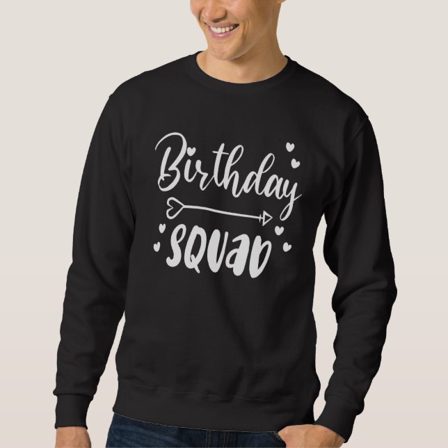 Sudadera Equipo De Escuadrón De Cumpleaños Para Hombres Gru (Anverso)