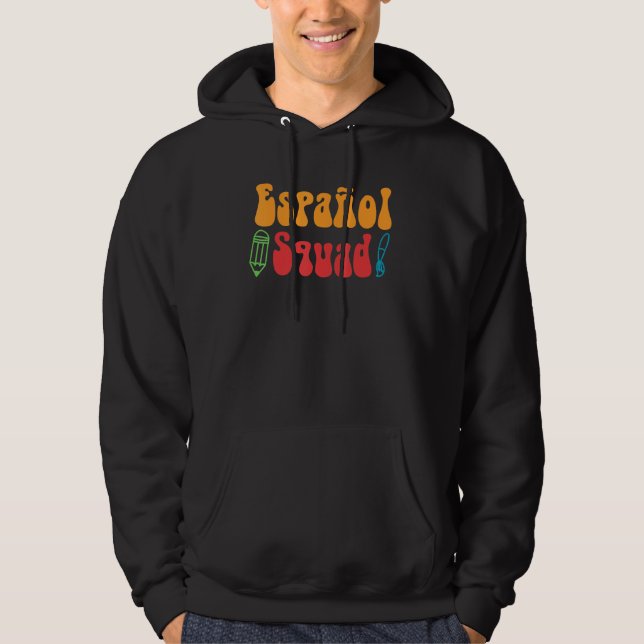 Sudadera Equipo de Español Profesor de Español Estudiante D (Anverso)