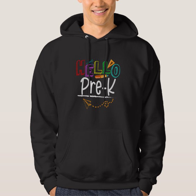 Sudadera Equipo De Estudiantes De Preescolar De Preescolar  (Anverso)