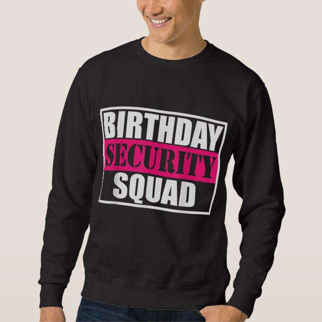 Sudadera Equipo de familia de Fiestas de B-day de la brigad (Anverso)