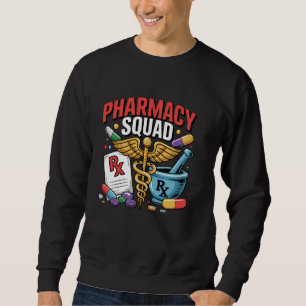 Sudadera Equipo de Farmacia Farmacéutico Técnico CPhT PTCE 