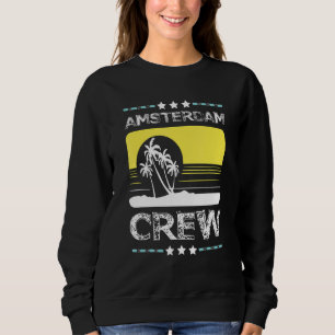 Sudadera Equipo de fiesta de vacaciones de la tripulación d