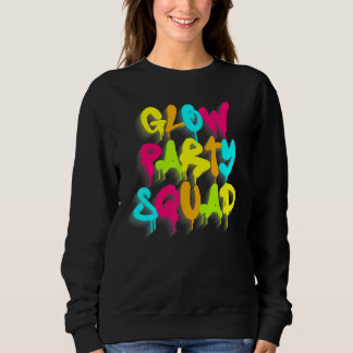 Sudadera Equipo de fiesta Glow con efecto de salpicadura de