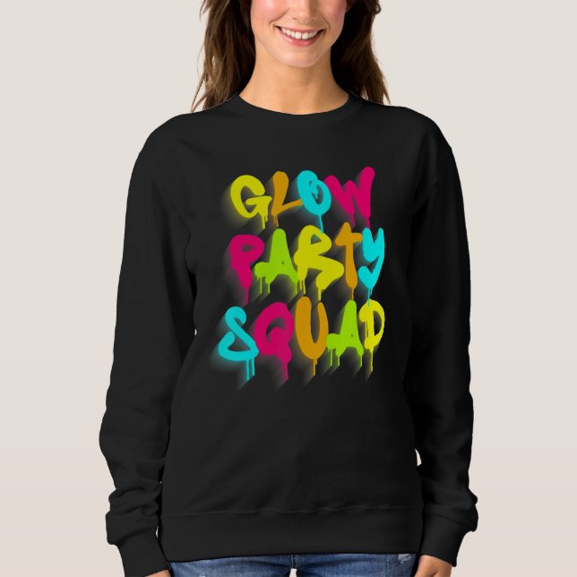 Sudadera Equipo de fiesta Glow con efecto de salpicadura de (Anverso)