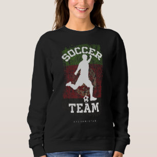 Sudadera Equipo de fútbol de bandera de Afganistán jugador 