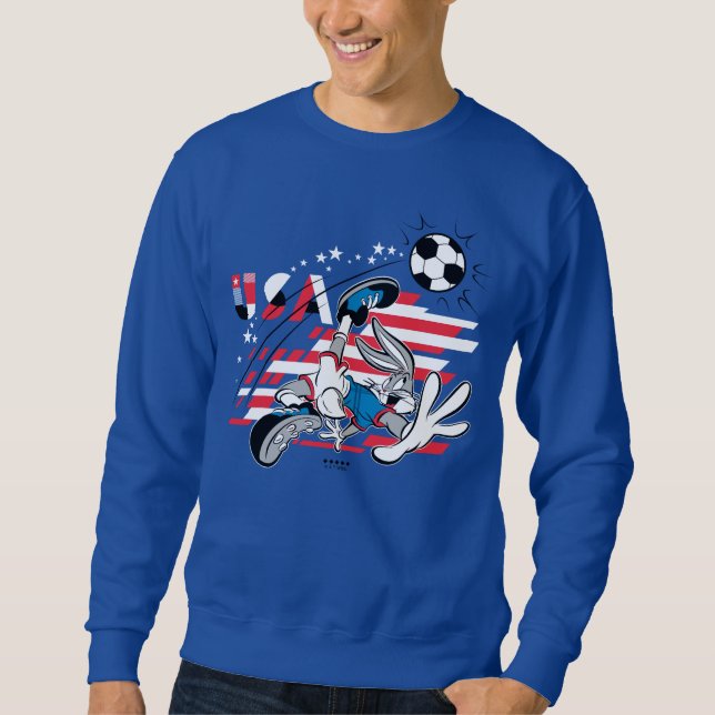 Sudadera Equipo de fútbol de EE. UU. con gráfico de Bugs Bu (Anverso)