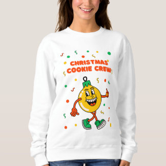 Sudadera Equipo de Galletas de Navidad, Adorno Amarillo, Su