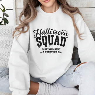 Sudadera Equipo de Halloween haciendo magia juntos Tipograf