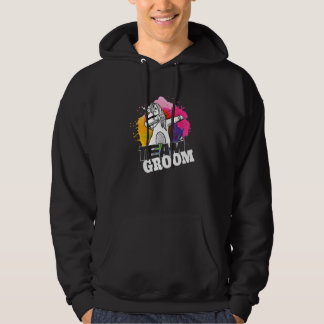 Sudadera Equipo de Hombres del Novio Hombres Soltero Desped