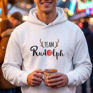 Sudadera Equipo de hombres Rudolph Navidad Holiday