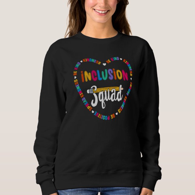 Sudadera Equipo De Inclusión De La Escuadrón De La Educació (Anverso)