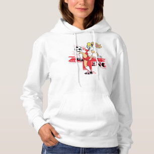Sudadera Equipo de Inglaterra de fútbol gráfico de Lola Bun