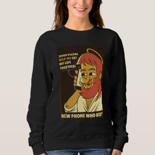 Sudadera Equipo de Jesucristo Biblia Cristiano Cruz Teléfon