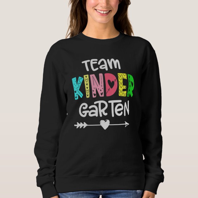 Sudadera Equipo de kindergarten Amar a un profesor de guard (Anverso)