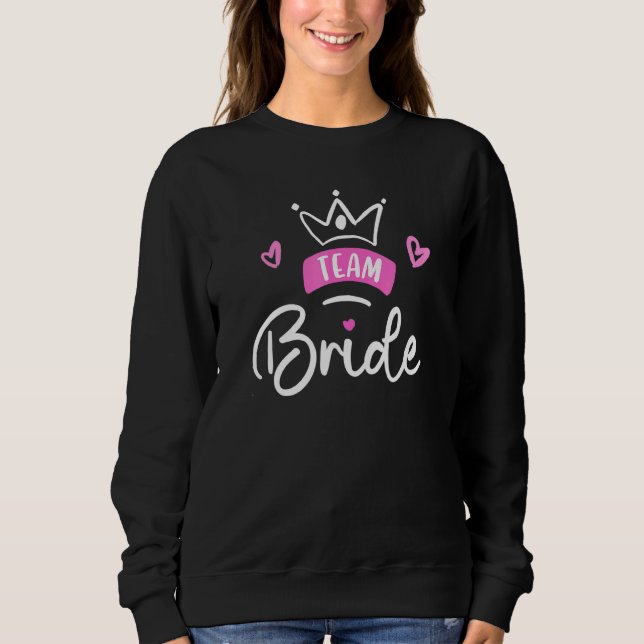 Sudadera Equipo de la Novia Fiesta de Despedida de Soltera  (Anverso)