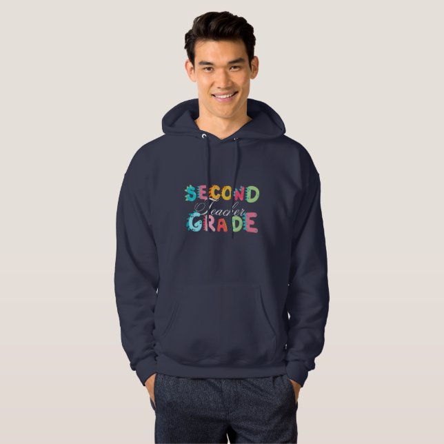 Sudadera Equipo de la tripulación de 2º Grado de Dinosaurio (Anverso completo)
