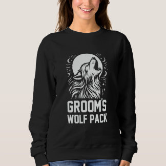 Sudadera Equipo de lobos del novio para la fiesta de solter