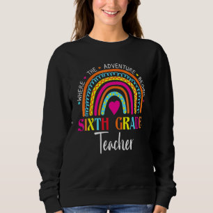 Sudadera Equipo de Maestros de 6to Grado Arcoíris Equipo de