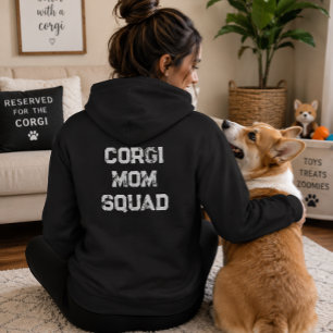 Sudadera 'Equipo de Mamá Corgi' Cumpleaños de Mamá Perro Dí
