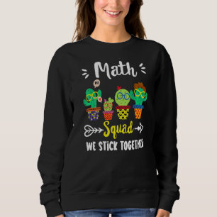 Sudadera Equipo de matemáticas de la escuela de cactus de l