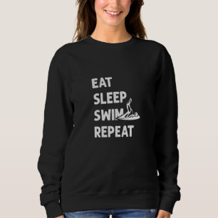 Sudadera Equipo De Natación Para Swimmer Eat Sleep Swim 1