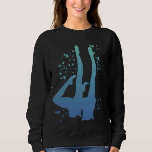 Sudadera Equipo de natación sincronizada Colorsplash Artist