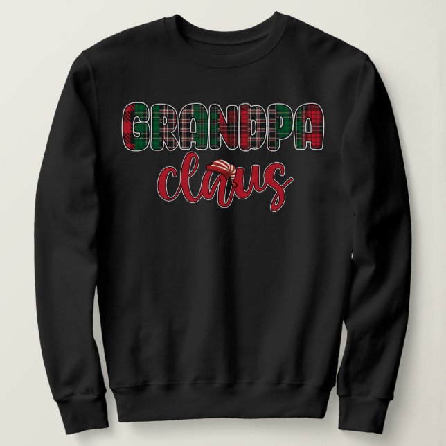 Sudadera Equipo de Navidades que coinciden con el abuelo Cl (Anverso del diseño)