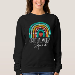 Sudadera Equipo de Oftalmología Médico de Ojos de Arcoíris