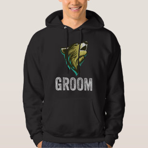 Sudadera Equipo de Padrinos de Boda del Novio Lobo Soltero 