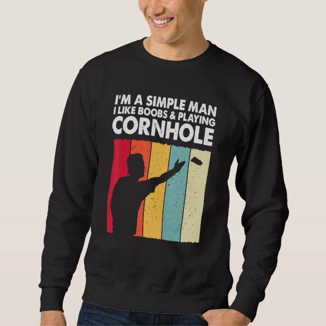 Sudadera Equipo de papá del jugador de Cornhole Champion Ki (Anverso)