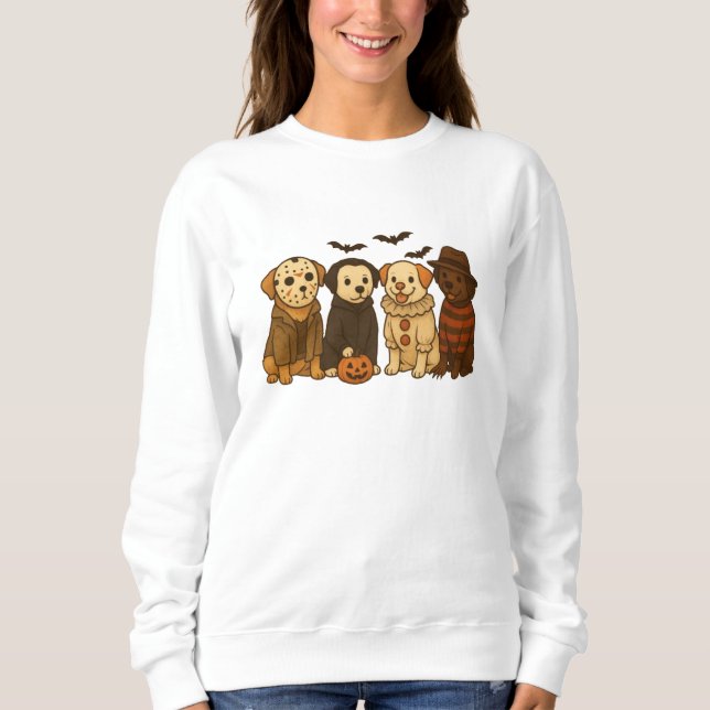Sudadera Equipo de Perros Espeluznantes – Diseño Adorable d (Anverso)