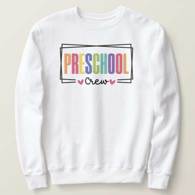 Sudadera Equipo de Preescolar (Anverso del diseño)