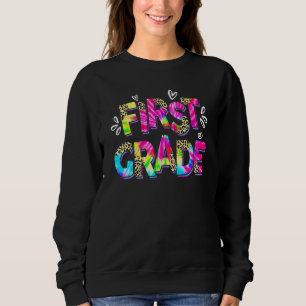 Sudadera Equipo de primer grado Tie Dye profesor estudiante