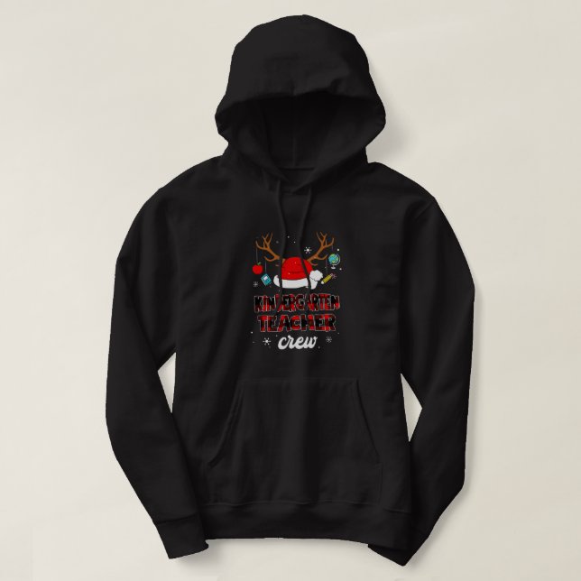 Sudadera Equipo de profesores de guardería Merry Christmas  (Diseño del anverso)