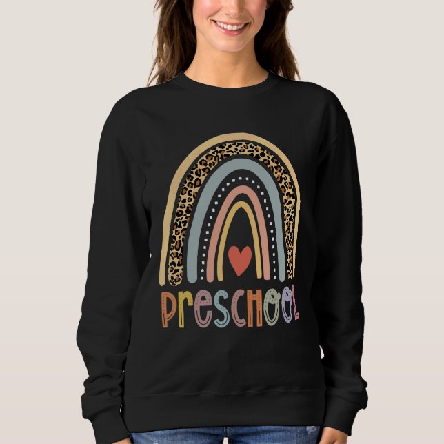 Sudadera Equipo de profesores de preescolar, escuadrón de a (Anverso)