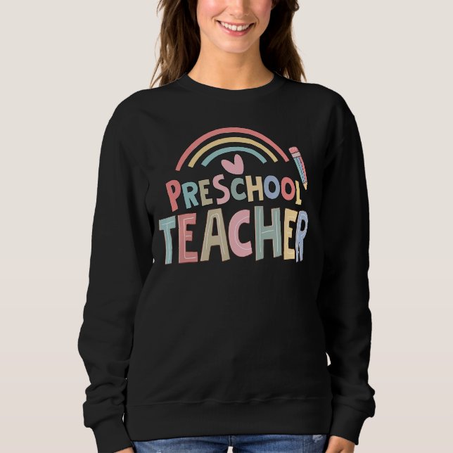 Sudadera Equipo de profesores de preescolar pre K Squad Rai (Anverso)