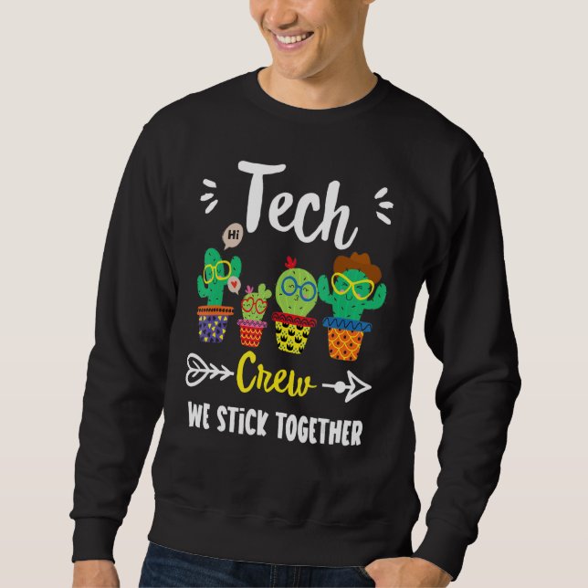 Sudadera Equipo de profesores de tecnología de escuela de c (Anverso)