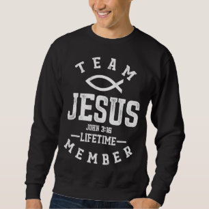 Sudadera Equipo de regalo cristiano Jesús Dios religioso