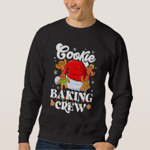 Sudadera Equipo de repostería de galletas Navidad familiar 