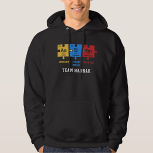 Sudadera Equipo de Rompecabezas de Conciencia del Autismo N