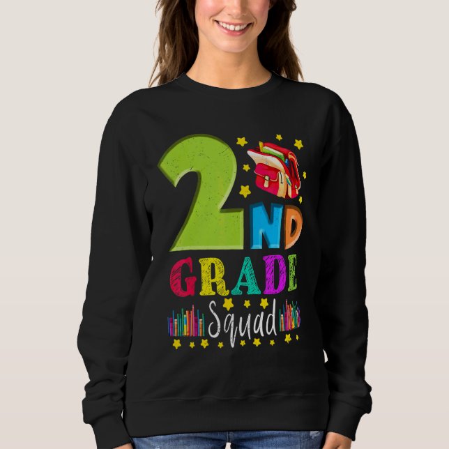 Sudadera Equipo de Segundo Grado  Regreso a la Escuela Té p (Anverso)