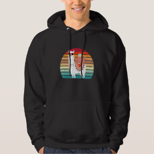 Sudadera Equipo de Senderismo Retro Sunset Sloth Llama - Sl