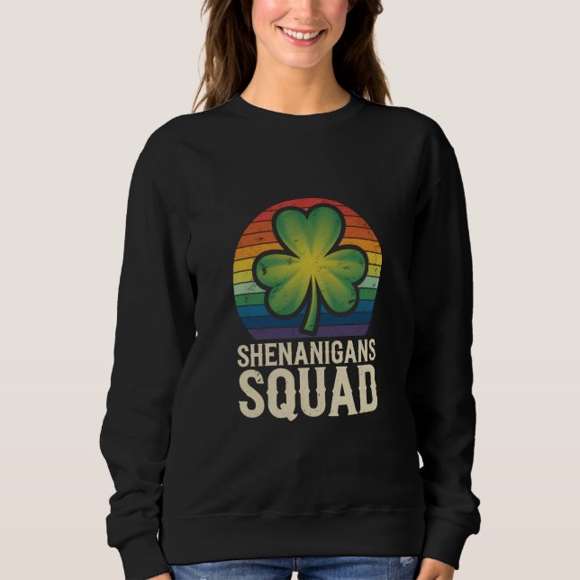 Sudadera Equipo de Shenanigans Combinando Grupo del Día de  (Anverso)