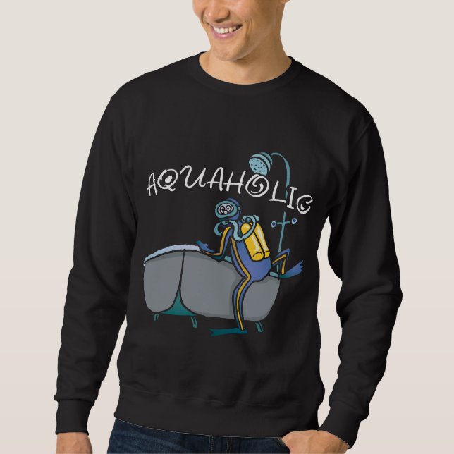 Sudadera EQUIPO DE SUBMARINISMO de Aquaholic (Anverso)