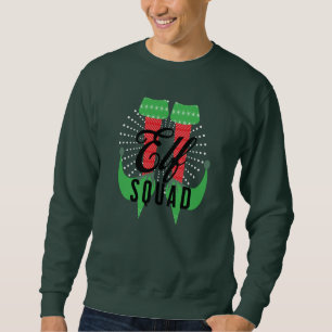 Sudadera Equipo de Tacones de Duende Fiesta de Navidad