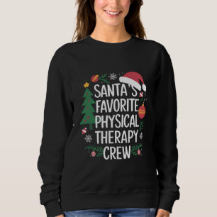 Sudadera Equipo de Terapia Física Favorito de Santa Navidad
