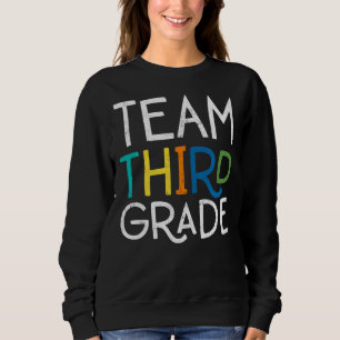Sudadera Equipo de tercer grado Clase de regreso a la escue