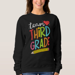 Sudadera Equipo De Tercer Grado De Profesora Estudiantil De